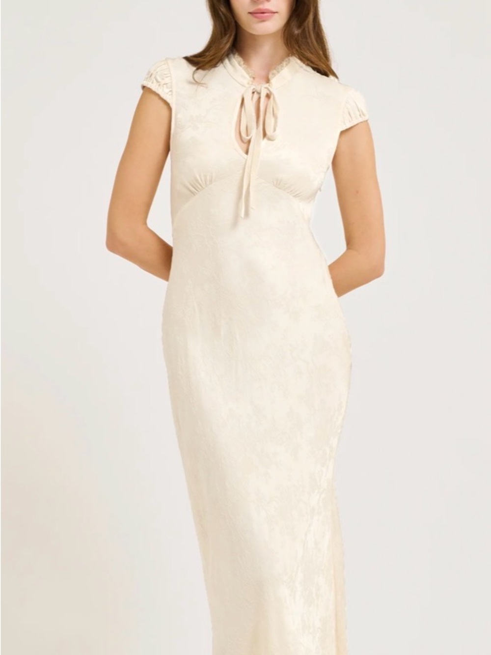 Rumored Portofino Maxi Dress Ivory
